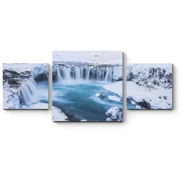 Модульная картина Ледяная красота Исландии