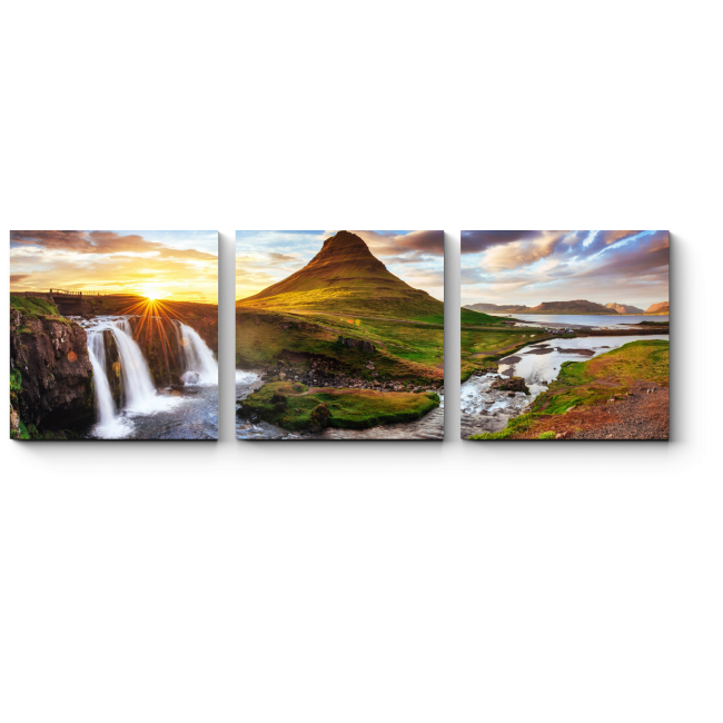 Модульная картина Живописный пейзаж Исландии