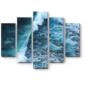 Модульная картина Волна цунами