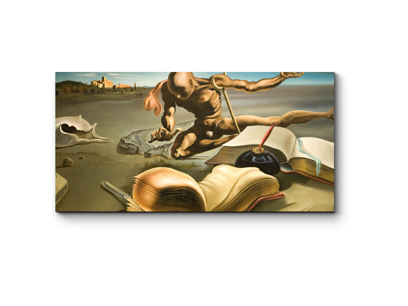 

Модульная картина Picsis, Книга трансформируется в книгу, Сальвадор Дали (20x20)