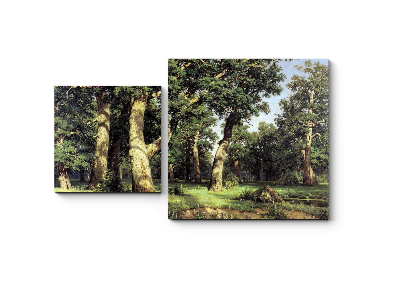 

Модульная картина Picsis, Дубовая роща, Иван Шишкин (20x20)
