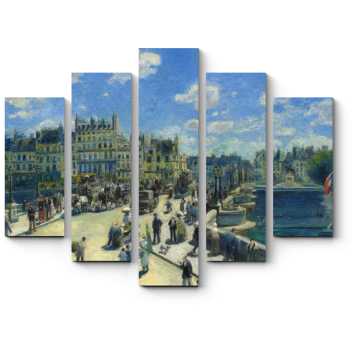Модульная картина Новый мост, Париж, Пьер Огюст Ренуар