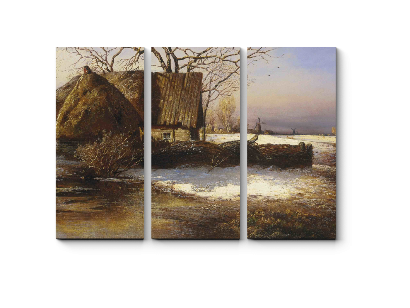 

Модульная картина Picsis, Весна, Алексей Саврасов (20x20)