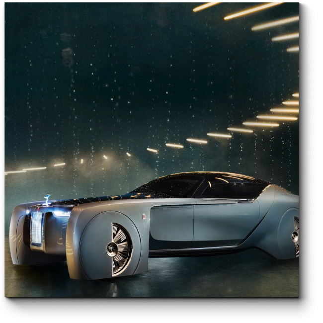 Модульная картина Автомобиль будущего