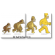 Модульная картина Эволюция Гомера