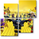 Модульная картина Лего - мир