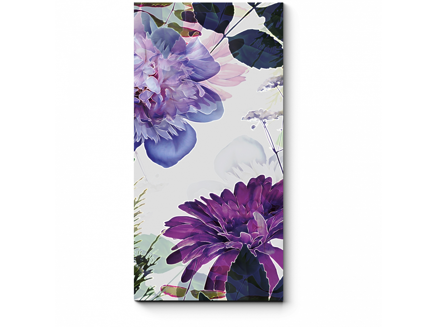

Модульная картина Picsis, Винтажные цветы (20x20)
