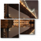 Модульная картина Ночной вид на Нью-Йорк