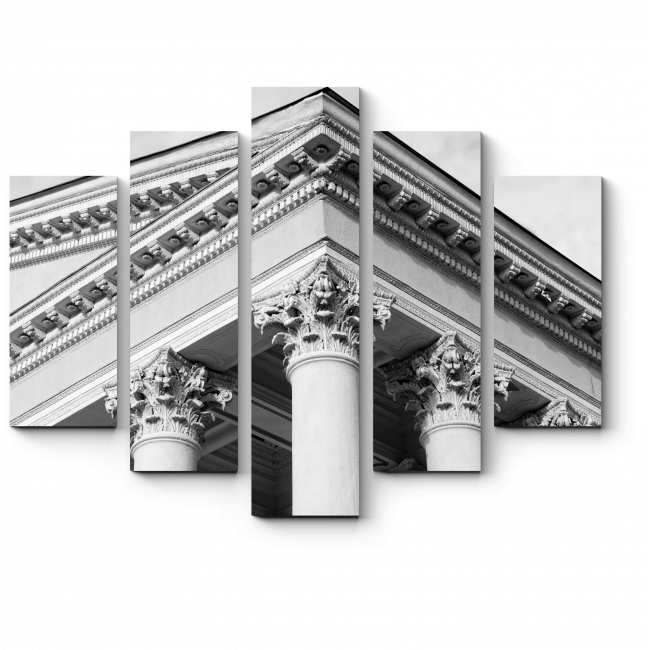 Модульная картина Изысканные колонны здания суда