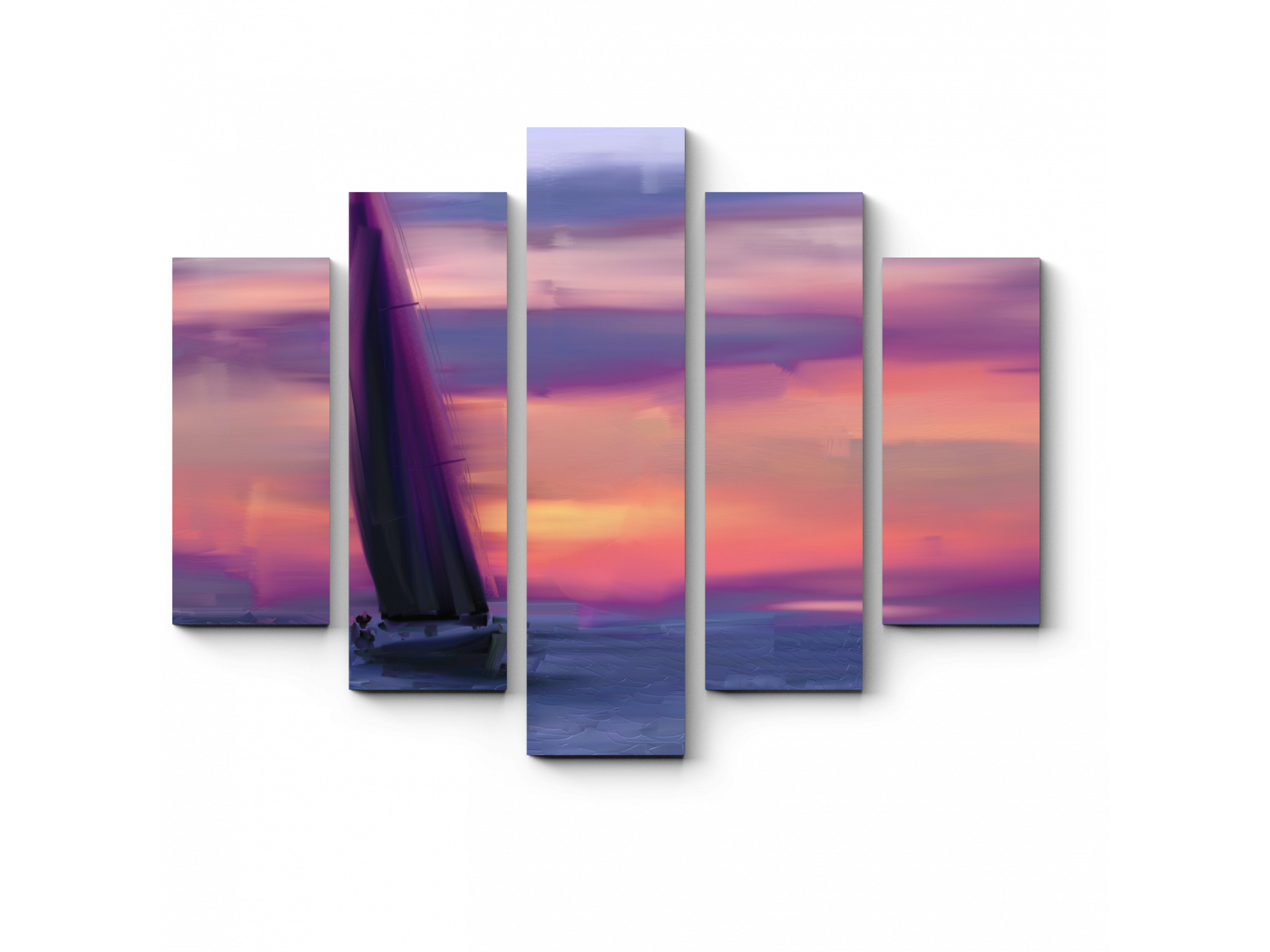 

Модульная картина Picsis, Океанский закат (20x20)