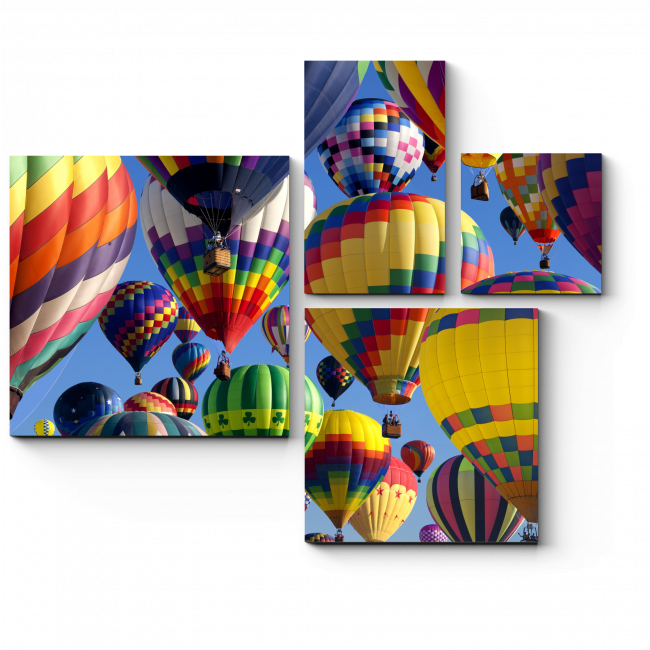 Модульная картина Фестиваль воздушных шаров, Нью Джерси