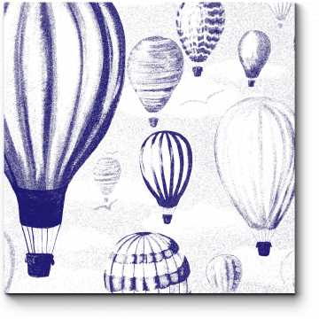Модульная картина Фестиваль воздушных шаров