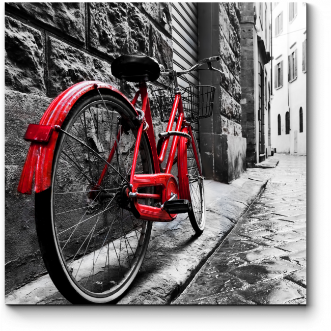 Серо красная картинка. Черно белые с цветными элементами. Красный велосипед. Фотообои велосипед. Черно красный велосипед.