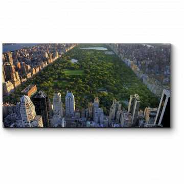 Модульная картина Центральный парк с высоты птичьего полета