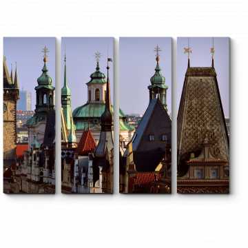 Модульная картина Крыши старой Праги