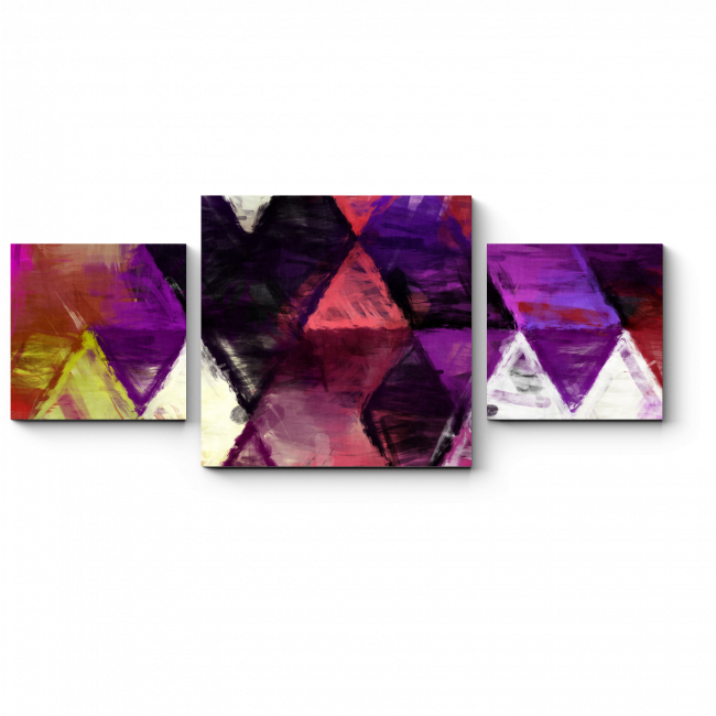 Модульная картина Треугольники