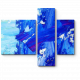 Модульная картина Синева