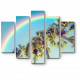 Модульная картина Тропическая радуга
