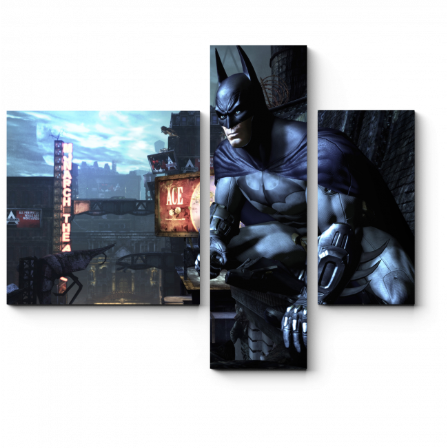 Модульная картина Бэтмен охраняет покой города