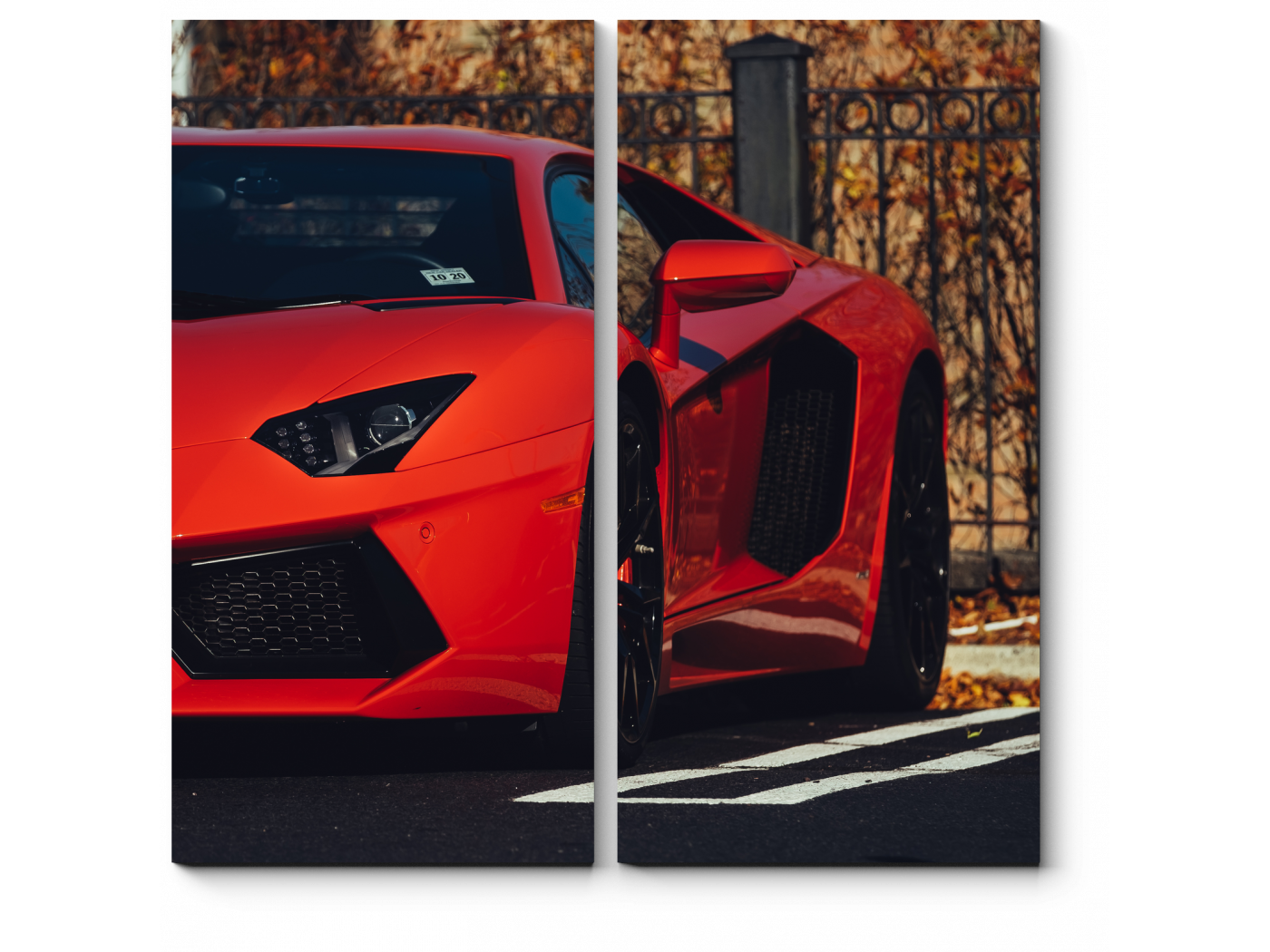 

Модульная картина Picsis, Красный Lamborghini Aventador (20x20)