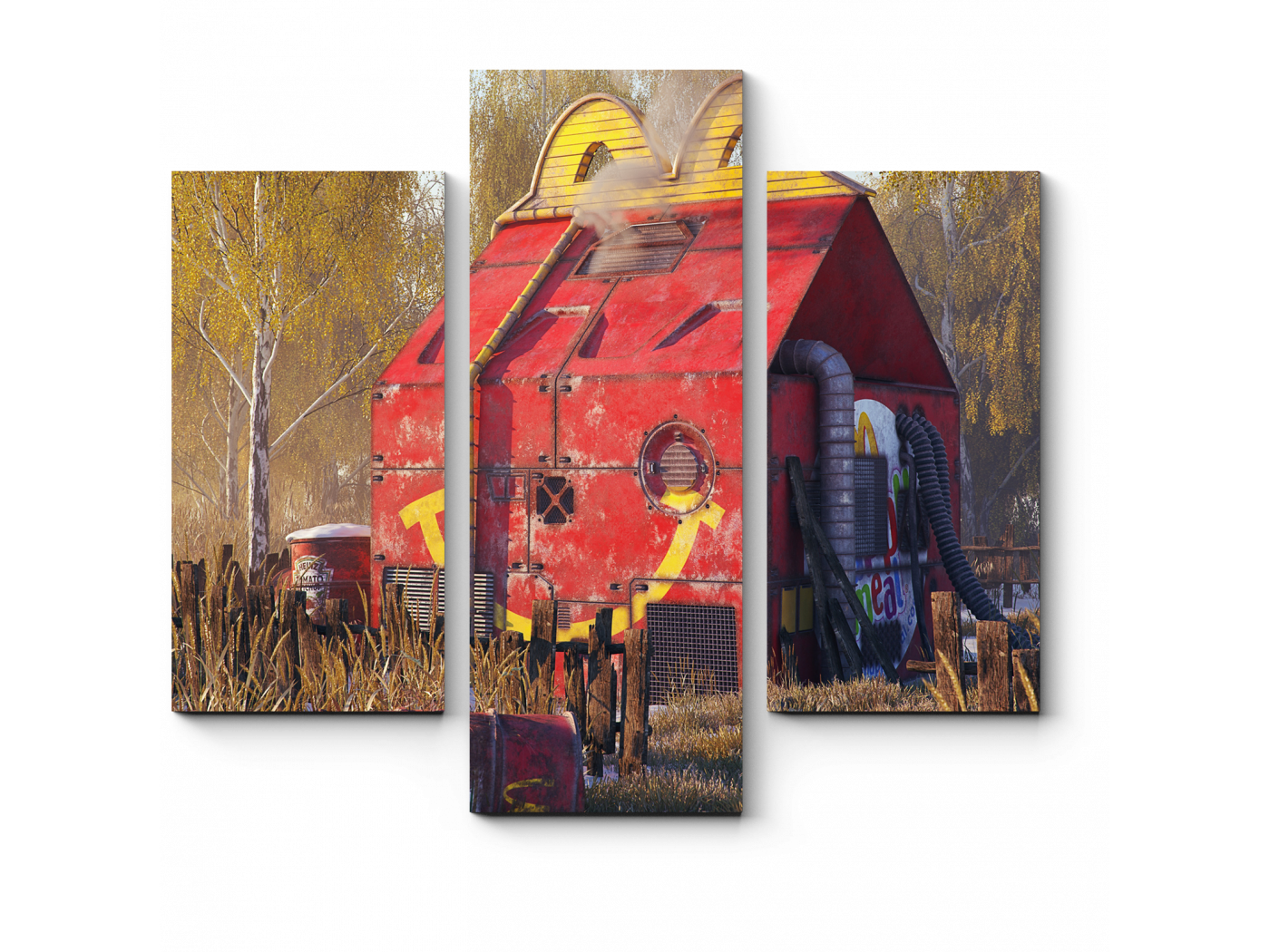 

Модульная картина Picsis, Хэппи Мил в лесу (20x30)
