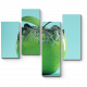 Модульная картина Заледеневшее яблоко