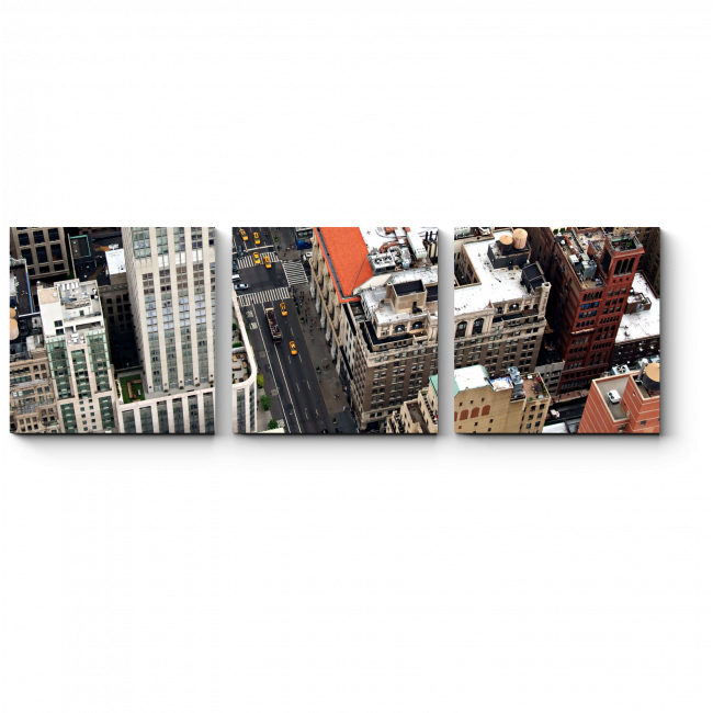 Модульная картина Пасмурный день в Нью-Йорке