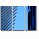 Модульная картина Оттенки синего